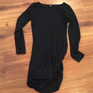 Black dress with sinched side